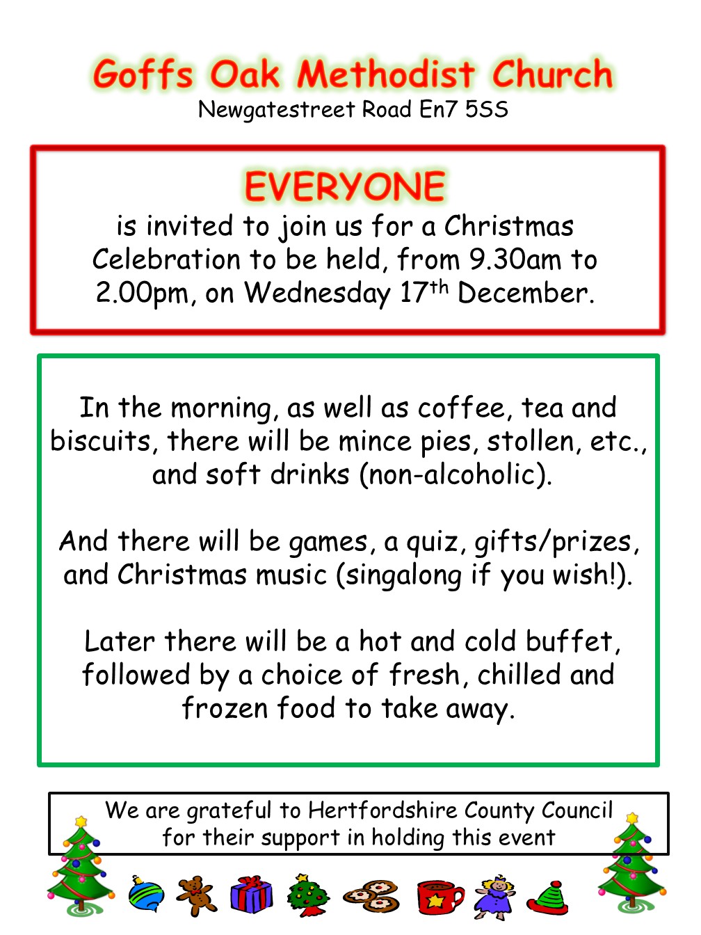 Christmas Celebration poster 2025